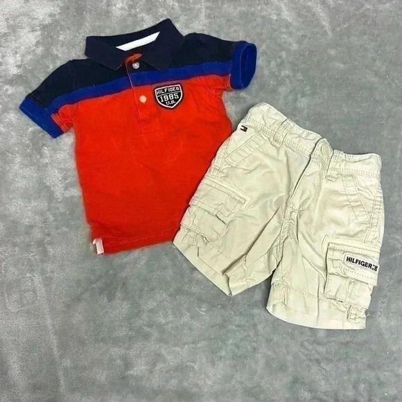 Tommy Hilfiger - 2 piece summer set. Size 6 to 9 months - Picture 1 of 7